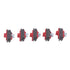 5PCS Chainsaw Flameout Switch ABS Housing 503718201 Chainsaw Engine Motor Stop Switch for Husqvarna 365 371 372 336