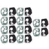 10 Set Carburetor Diaphragm Gasket Kit Carb Diaphragm Gasket Replacement for 495770 795083