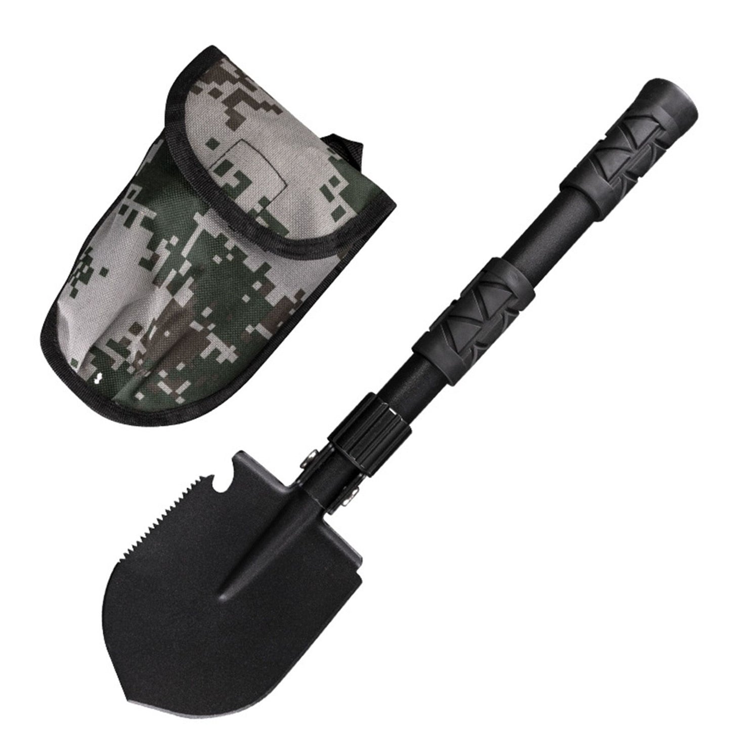 Folding Camping Shovel Alloy Steel Firefighting Shovel Entrenching Trowel Tool For Outdoor