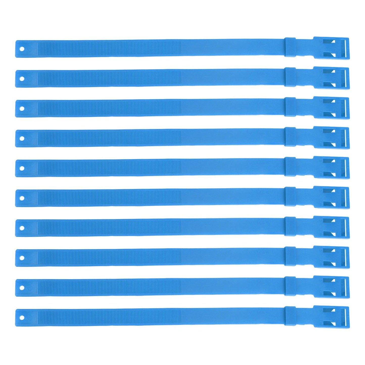 10PCS Goat Collar PU 23 Inch Adjustable Livestock Collar for Farm Animal Cow Horse Sheep Blue