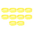 10Pcs Goat Collar Sheep Identification Bands Livestock Marking Ring Farming Equipment 36cm Yellow