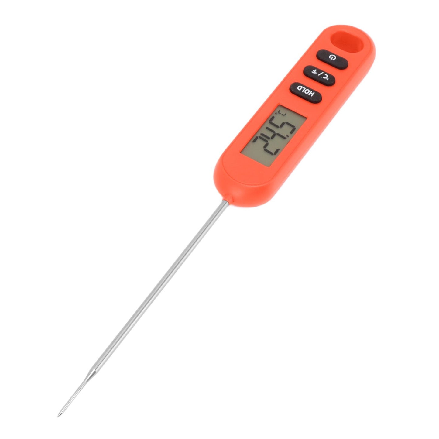 Meat Food Thermometer Instant Read Thermometer Digital Cooking Kitchen Barbecue Thermometer With Long Probe Red