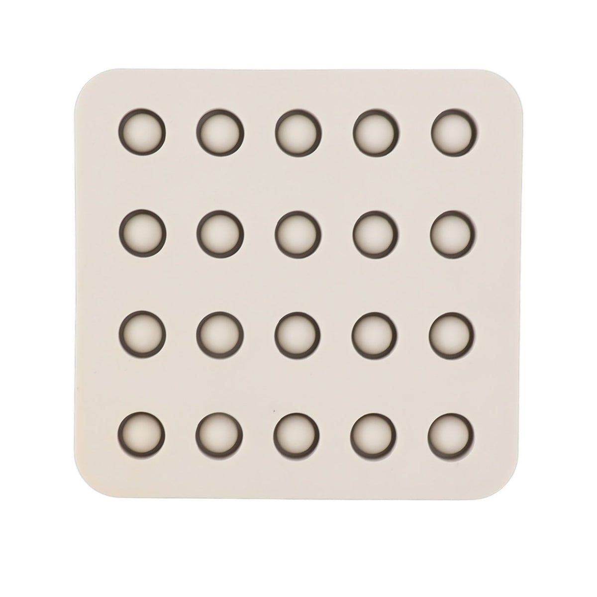 Wax Queen Grafting Cups Silicone Mold Beekeeping Beeswax Queen Cell Cups Making Mold 4 Rows 96x92x14mm