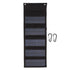 50W Portable Solar Panel Bag Monocrystalline Silicon 5 Folding Solar Panel Case for Outdoor Emergency Black
