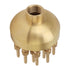 Fountain Nozzle Brass 3 Layers Adjustable Water Fountain Nozzle Spray Sprinkler for Garden Park Pond Pool Waterscape G1 Inch