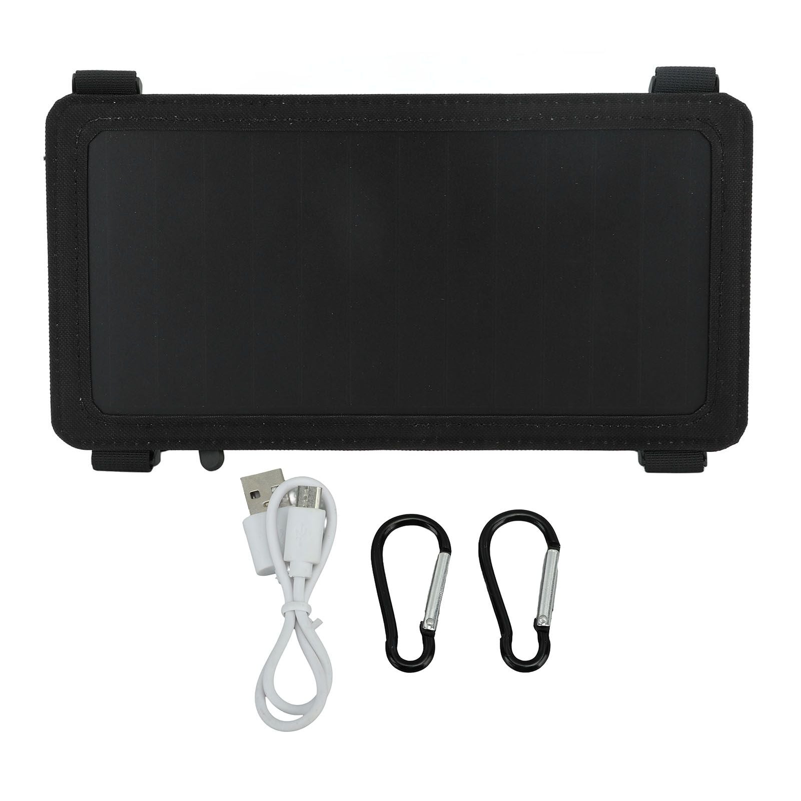 6W 5V Solar Panel with USB Monocrystalline Portable Solar Battery Panel for Outdoor Camping Cell Phone Tablet