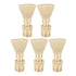 5Pcs Brass Fountain Nozzles Fan Shaped Water Fountain Nozzle Exquisite Fountain Head Sprinkler for Garden Yard Mall