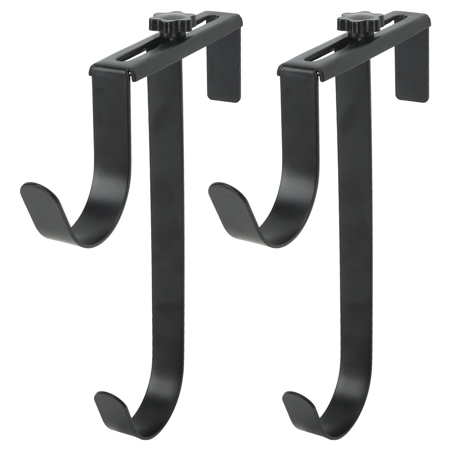 2Pcs Pool Pole Hanger Adjustable Metal Iron Pool Pole Hook Hanger Pool Accessories for Pool Poles Pool Fence Wall