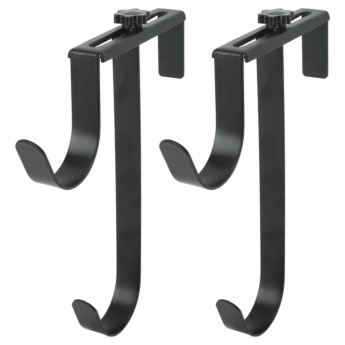2Pcs Pool Pole Hanger Adjustable Metal Iron Pool Pole Hook Hanger Pool Accessories for Pool Poles Pool Fence Wall