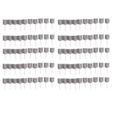 100PCS Fertilizer Mesh Basket Column Shape Stainless Steel Nutrition Box Tools for Garden Nursery Small