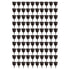 100PCS Plastic Fertilizer Mesh Basket with Lid Planting Fertilizer Net Pot for Succulent Orchid Bonsai Small Size with Lid
