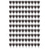 100PCS Plastic Fertilizer Mesh Basket with Lid Planting Fertilizer Net Pot for Succulent Orchid Bonsai Large Size with Lid
