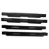 4pcs Barbecue Wind Screen Professional Portable Stainless Steel Grill Wind Guard for Camping Picnic BBQ Cooking