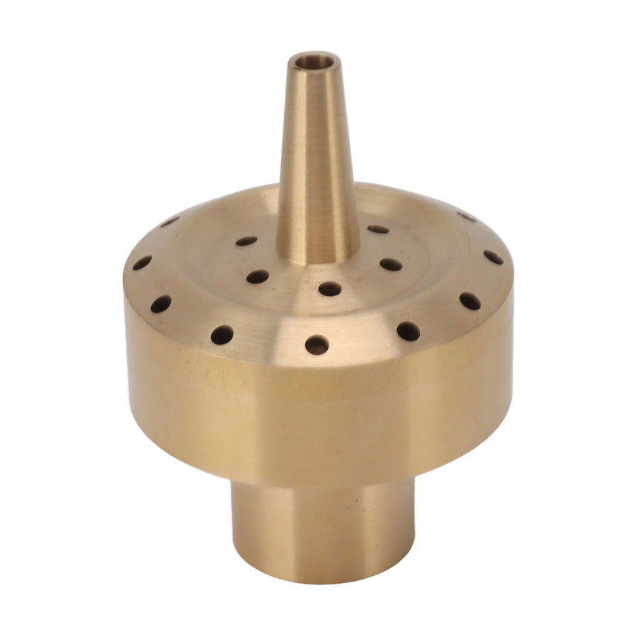 Water Fountain Nozzle Brass Fountain Nozzle Column Sprinkler Spray Head for Garden Pond Bring Beautiful Visual Effects G1.5in