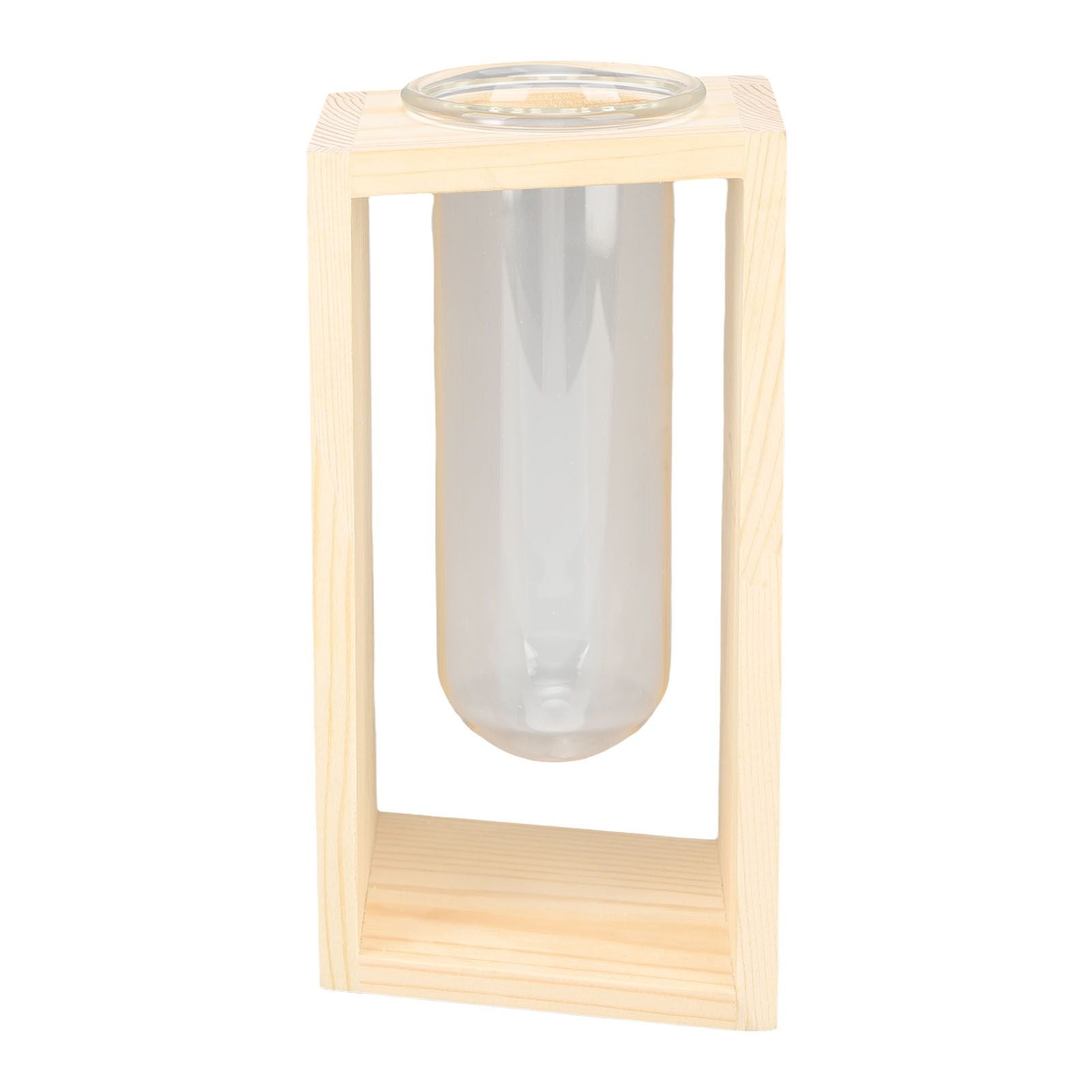 Glass Test Tube Plant Terrarium Multipurpose Innovative Hand Crafted Desktop Plant Terrarium for Hydroponic Plants Logs