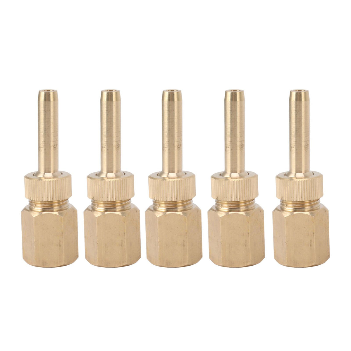5PCS Fountain Nozzle Fountain Water Spray Sprinkler Head Swimming Pool Brass Deck Jet Nozzle Direct Injection G1/2in Inner Thread