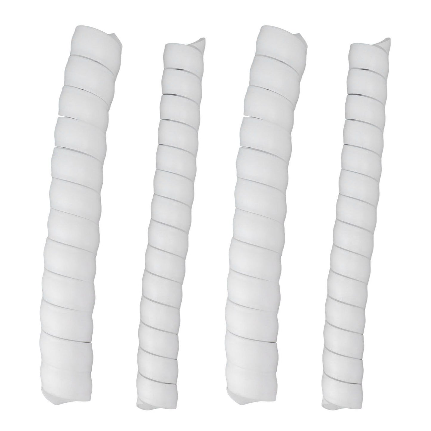 Tree Trunk Protector Plastic Spiral Tree Guard Tree Bark Protector Tube Wraps to Protect Saplings Plants From Deer Rabbit Rodents Mowers 4pcs