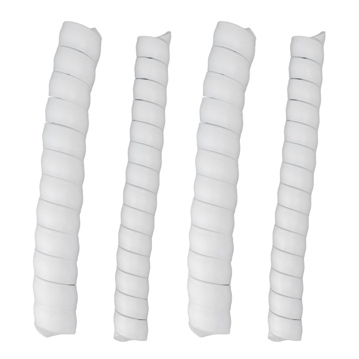 Tree Trunk Protector Plastic Spiral Tree Guard Tree Bark Protector Tube Wraps to Protect Saplings Plants From Deer Rabbit Rodents Mowers 4pcs