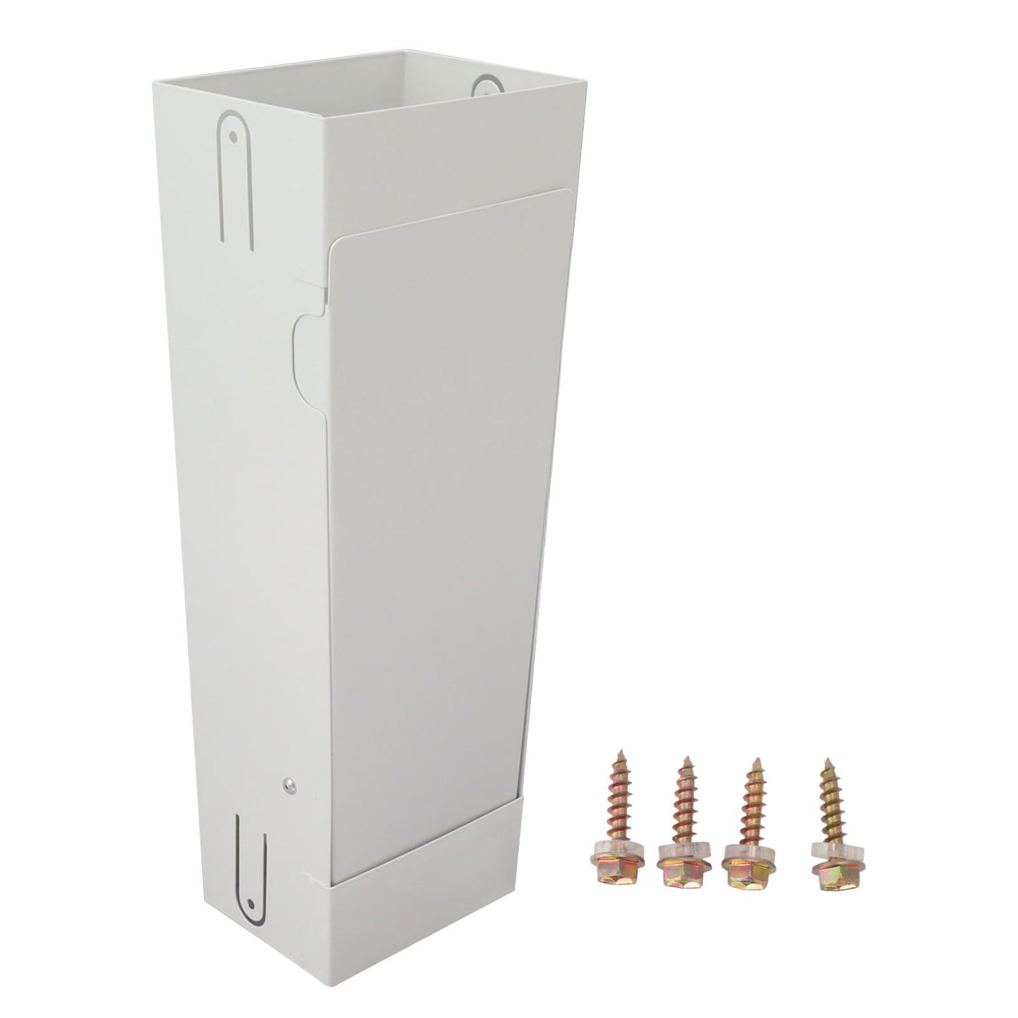 Rainwater Collection System 3x4in Downspout Water Diverter Connector System for Lawn Garden
