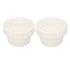2 Pcs Pool Ladder Bumpers Ladder Tubing Inside End Plug Caps Swimming Pool Accessory Supplies S 5.7x5.7x3.7cm