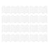 20PCS Interlocking Landscaping Edging Kit Weatherproof Garden Landscape Edging Border Hammer in Lawn Edge White