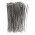 100Pcs U Shaped Garden Stakes Galvanized Steel Landscape Stakes Pins for Weed Barrier Sod Fabric Decorations Roughness 2.5mm/0.10in