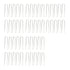 50Pcs Galvanized Steel Garden Stakes U Shaped Tent Stakes U Shaped Galvanized Landscape Pins Heavy Duty Yard Ground Pin 4x10cm 0.4mm Thickness