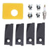 18inch Lawn Mower Blades Spark Plugs Air Filter Replacement Kit for 450E 500E 550E 550EX Motor