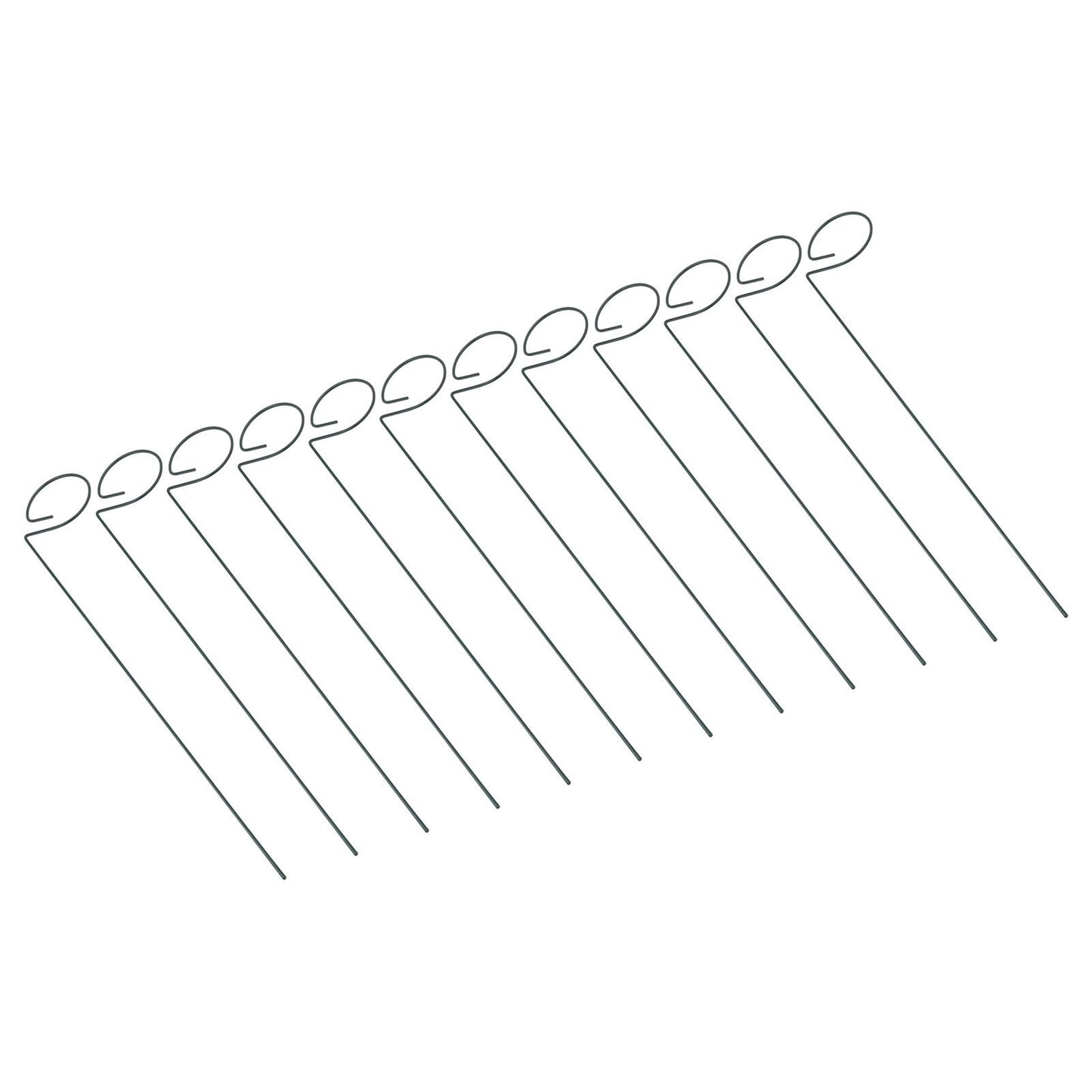 12Pcs Plant Stakes Reusable Plant Sticks Support Anti Rust Stem Flower Support for Home Garden Yard Farm