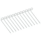 12Pcs Plant Stakes Reusable Plant Sticks Support Anti Rust Stem Flower Support for Home Garden Yard Farm