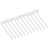 12Pcs Plant Stakes Reusable Plant Sticks Support Anti Rust Stem Flower Support for Home Garden Yard Farm