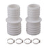 32mm Hose Coupling Pool Hose Adapter with Hose Clamp Hose Adapter Replacement for Pangea Tech