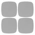 4pcs Chicken Nest Mat Washable Chicken Nesting Pads Nesting Box Pads for Laying Eggs Grey