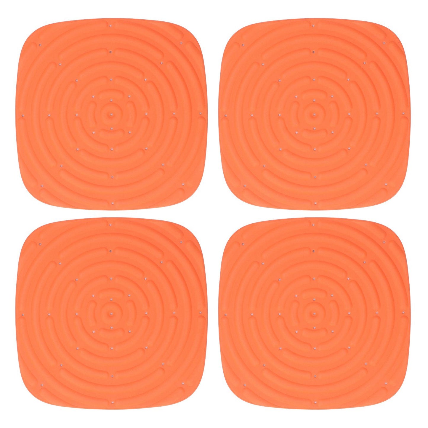 4pcs Chicken Nest Mat Washable Chicken Nesting Pads Nesting Box Pads for Laying Eggs Orange