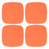 4pcs Chicken Nest Mat Washable Chicken Nesting Pads Nesting Box Pads for Laying Eggs Orange