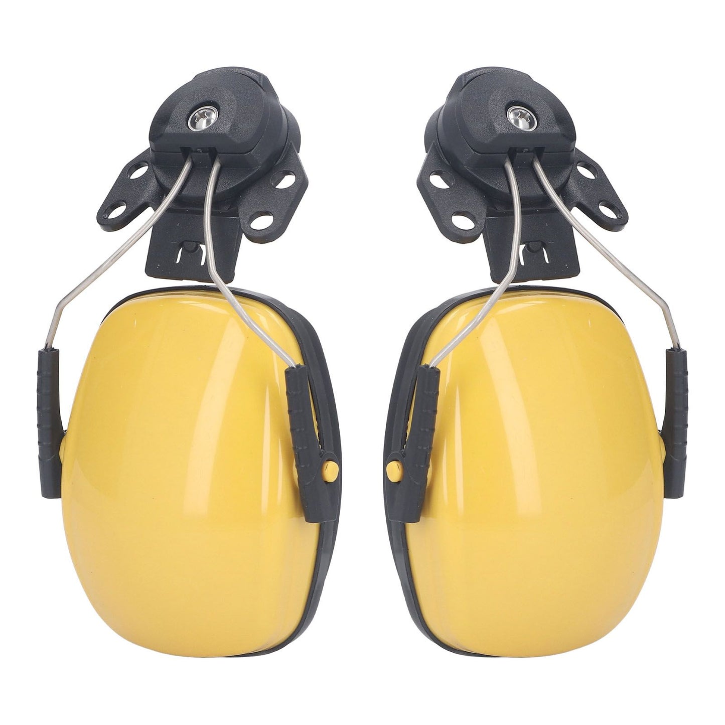 1 Pair Safety Helmet Ear Muff Noise Reduction Helmet Hard Hat Hearing Protection Earmuff for Construction Site