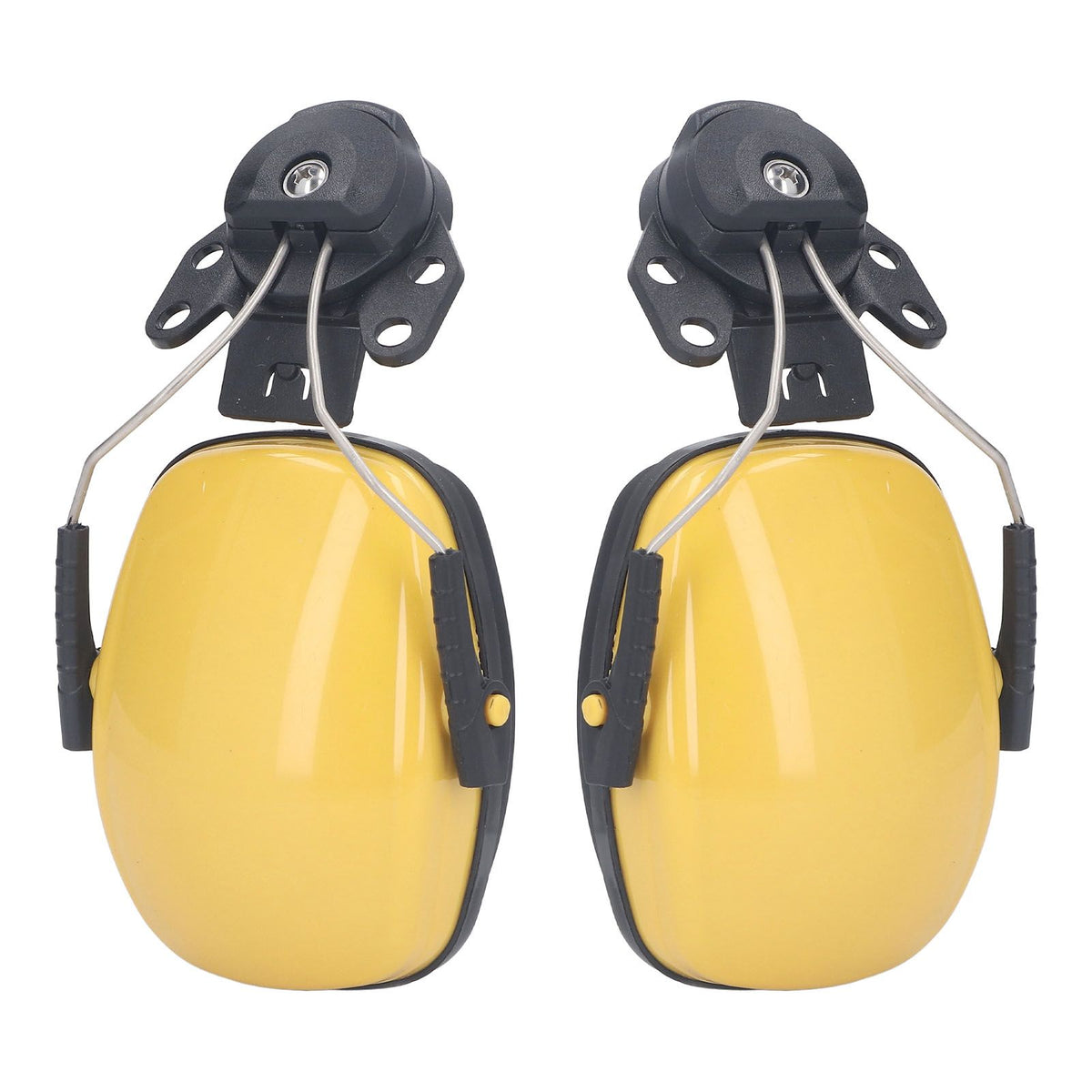 1 Pair Safety Helmet Ear Muff Noise Reduction Helmet Hard Hat Hearing Protection Earmuff for Construction Site