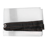 Transparent Tarp Cold Insulation Garden Rainproof Clear Poly Tarp Plant Cover Cloth 9.8 X 9.8ft