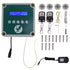 Automatic Chicken Coop Door Controller IP44 Cage Opener Remote Control Poultry House Door Actuator Motor Kit with Timer Light Sensor 100 to 240V AU Plug