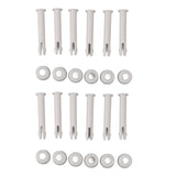 12 Pack Bracket Swimming Pool Fitting Kit Joint Nail Bolt Pin PVC Practical Joint Pin for INTEX 28270 28272 6cm/2.4in