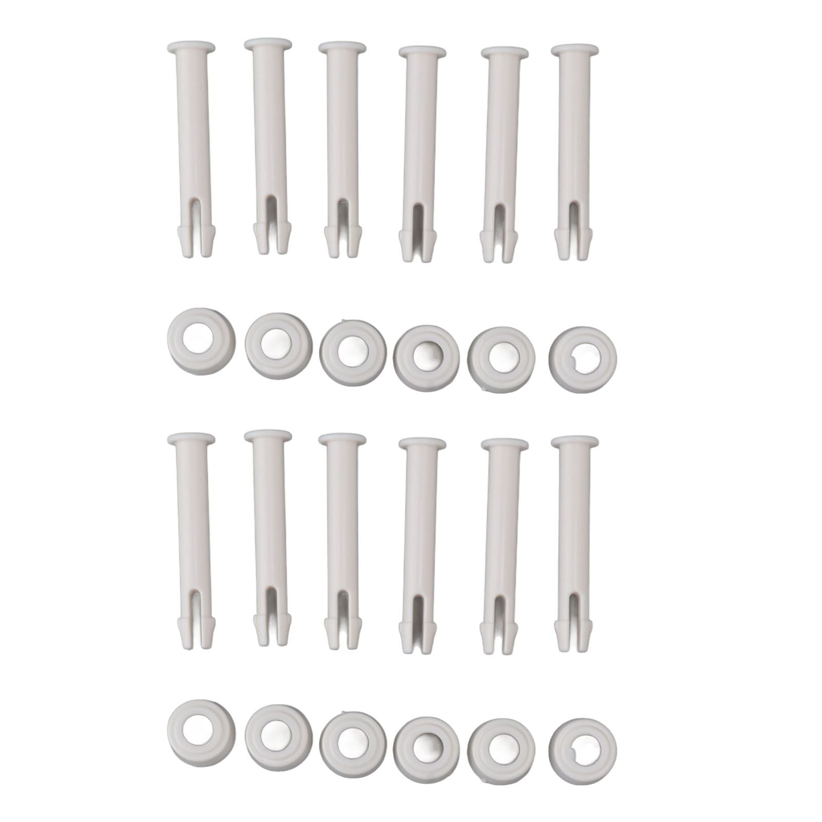 12 Pack Bracket Swimming Pool Fitting Kit Joint Nail Bolt Pin PVC Practical Joint Pin for INTEX 28270 28272 6cm/2.4in