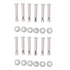 12 Pack Bracket Swimming Pool Fitting Kit Joint Nail Bolt Pin PVC Practical Joint Pin for INTEX 28270 28272 7cm/2.8in