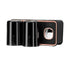 Toothbrush Shelf Drilling Free Toothbrush Holder Rack with Automatic Toothpaste Dispenser Black
