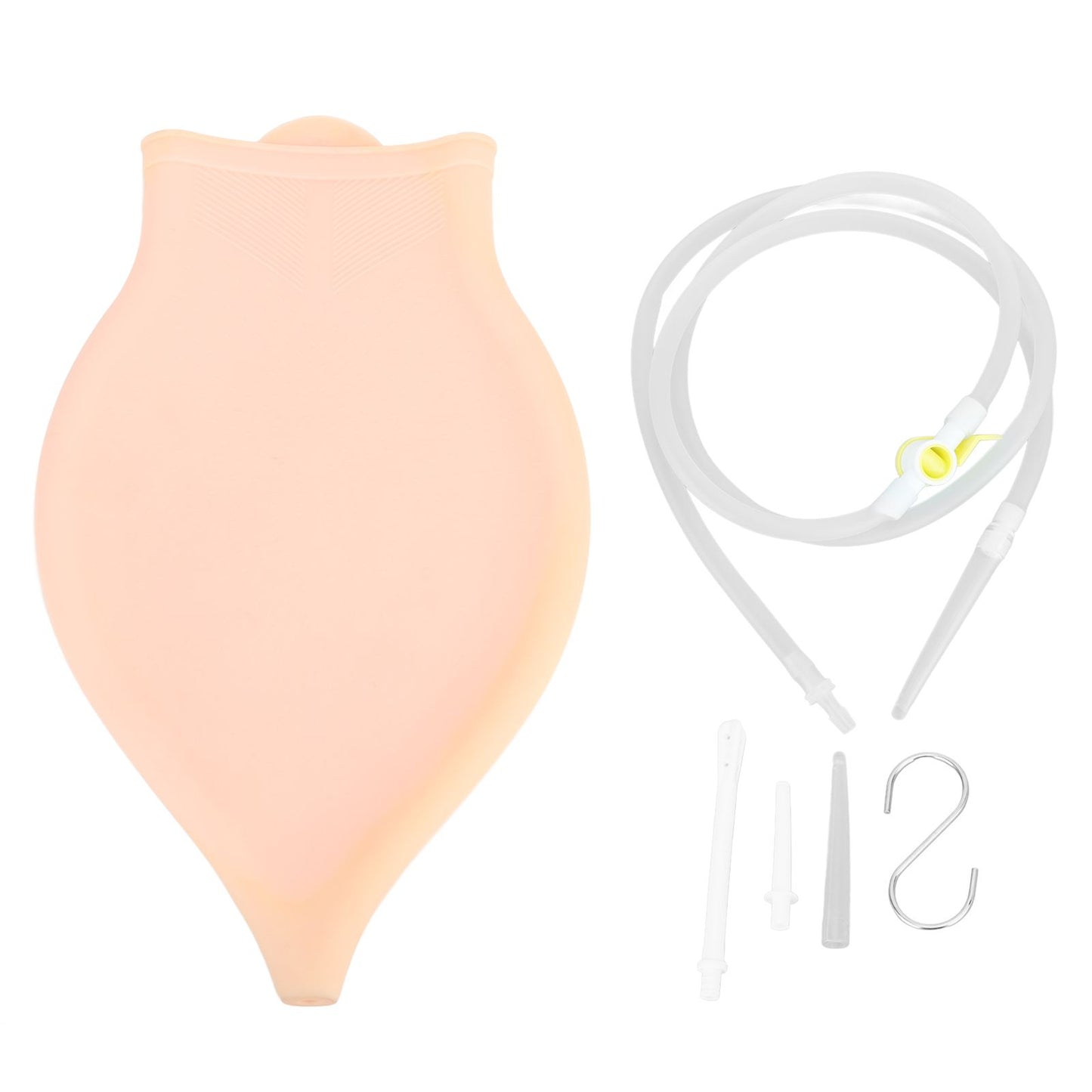 Enema Bag Silicone 3L Eco Friendly Reusable Soft Easy To Clean Home Silicone Enema for Men Women