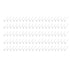 50pcs Slatwall Hooks Slot Plate Hook Slotted Plate Single Wire Hooks for Retail Display 15cm 3.3mm Diameter Silver