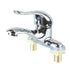 Bathroom Sink Faucet Zinc Alloy 2 Hole Single Handle Hot and Cold Water Mixer Tap for Home Hotel