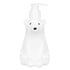 Shampoo Dispenser White Bear Style Pump Type Durable PP PE Widely Used Shower Bottles for Bathroom Washroom Toilet S(6.5x2.9in)