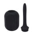 Douche Enema Cleaner Reusable Leak Proof Black Soft Silicone Colon Cleansing Anal Douche Cleaner for Men Women
