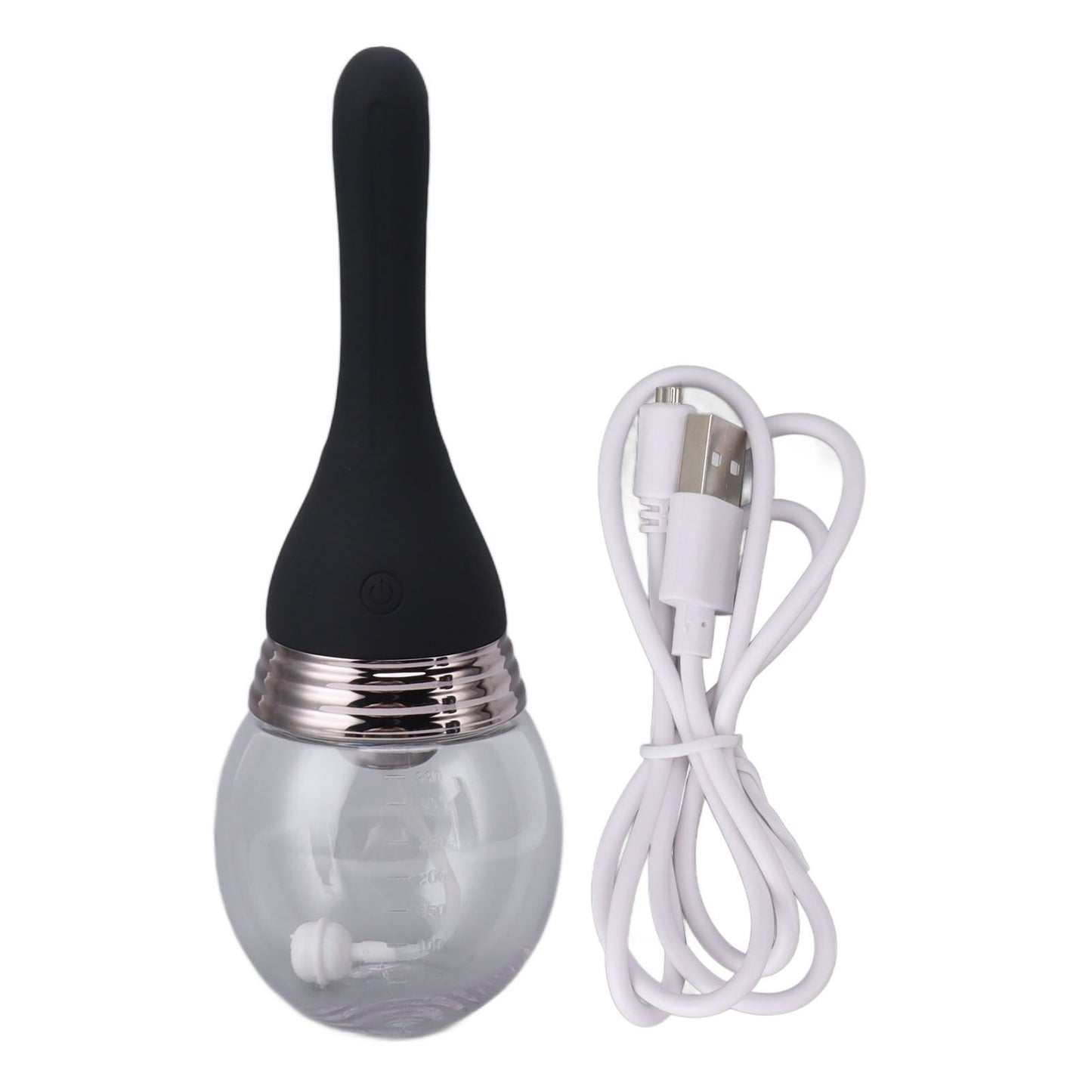 Automatic Enema Bulb Rechargeable Anti Back Flow Douche for Women Private Hygienic Silicone Douche Cleaner Enema