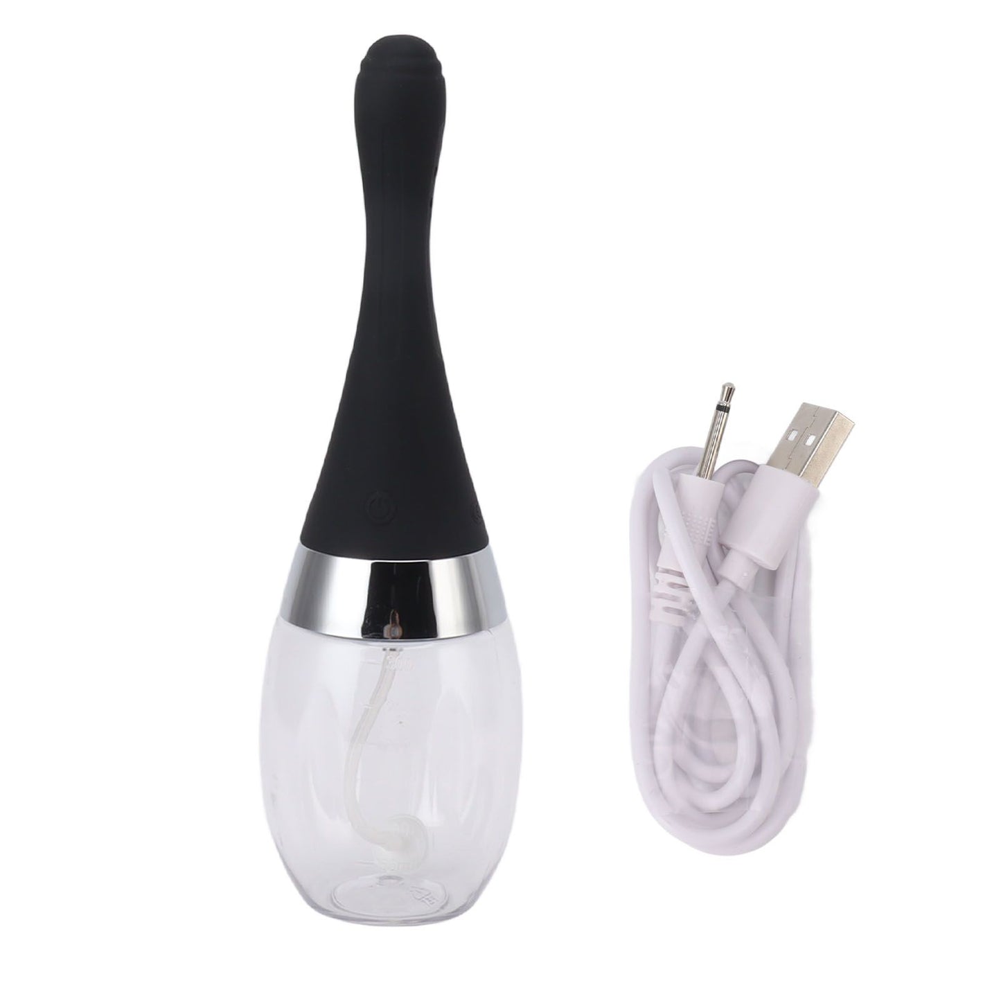 300ml Automatic Enema Bulb Portable Electric Enema Bulb Anti Back Flow Douche for Men Women Private Hygienic